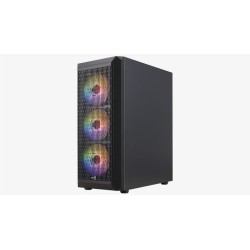 Boitier Moyen Tour ATX AeroCool Beam v2 RGB avec panneaux vitrés (Noir)