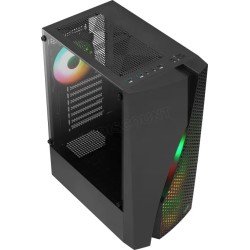 Boitier Moyen Tour ATX AeroCool Scape V3 RGB avec panneau vitré (Noir)