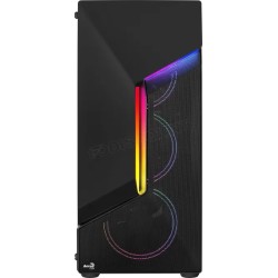 Boitier Moyen Tour ATX AeroCool Scape V2 RGB avec panneau vitré (Noir)