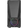 Boitier Moyen Tour ATX AeroCool Zauron V2 RGB avec panneau vitré (Noir)