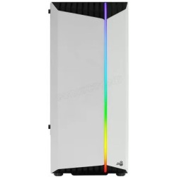 Boitier Moyen Tour ATX AeroCool Bionic RGB avec panneau vitré (Blanc)