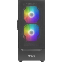 Boitier Moyen Tour ATX Antec NX410 RGB avec panneau vitré (Noir)