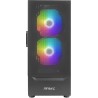 Boitier Moyen Tour ATX Antec NX410 RGB avec panneau vitré (Noir)