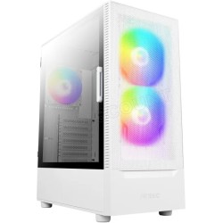 Boitier Moyen Tour ATX Antec NX410 RGB avec panneau vitré (Blanc)