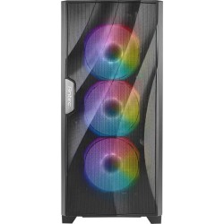 Boitier Moyen Tour ATX Antec Dark Fleet DF700 Flux RGB avec panneau vitré (Noir)