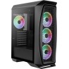 Boitier Moyen Tour ATX AeroCool Aero One Duo RGB avec panneau vitré (Noir)