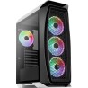 Boitier Moyen Tour ATX AeroCool Aero One Duo RGB avec panneau vitré (Blanc)