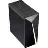 Boitier Moyen Tour ATX AeroCool Shard Tempered Glass RGB avec panneau vitré (Noir)