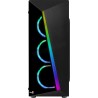 Boitier Moyen Tour ATX AeroCool Shard Tempered Glass ARGB avec panneau vitré (Noir)