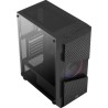 Boitier Moyen Tour ATX AeroCool Menace Saturn F RGB avec panneau vitré (Noir)