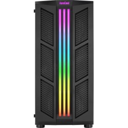 Boitier Moyen Tour ATX AeroCool Prime RGB avec panneau vitré (Noir)