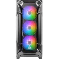 Boitier Moyen Tour ATX Antec Dark Fleet DF600 Flux RGB avec panneau vitré (Noir)