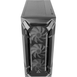 Boitier Moyen Tour ATX Antec Dark Fleet DF600 Flux RGB avec panneau vitré (Noir)