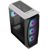 Boitier Moyen Tour ATX AeroCool Aero One Frost RGB avec panneau vitré (Blanc)