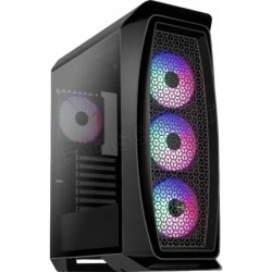 Boitier Moyen Tour ATX AeroCool Aero One Frost RGB avec panneau vitré (Noir)