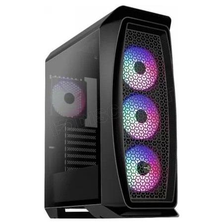 Boitier Moyen Tour ATX AeroCool Aero One Frost RGB avec panneau vitré (Noir)