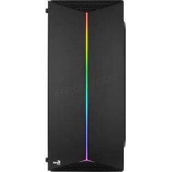 Boitier Moyen Tour ATX AeroCool Split RGB avec panneau vitré (Noir)