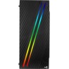 Boitier Moyen Tour ATX AeroCool Streak RGB avec panneau vitré (Noir)