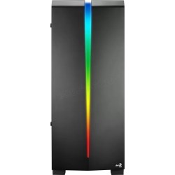 Boitier Moyen Tour ATX AeroCool Scar RGB avec panneau vitré (Noir)