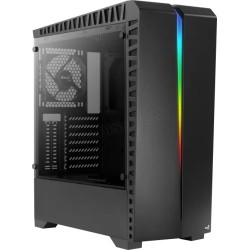 Boitier Moyen Tour ATX AeroCool Scar RGB avec panneau vitré (Noir)