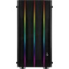 Boitier Moyen Tour ATX AeroCool Klaw RGB avec panneaux vitrés (Noir)