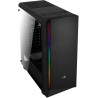 Boitier Moyen Tour ATX AeroCool Rift RGB avec panneau vitré (Noir)