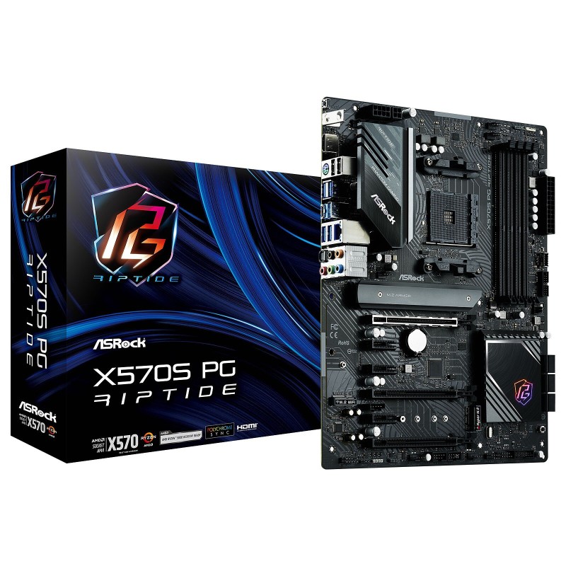 Carte Mère ASRock X570S Phantom Gaming Riptide (AM4)