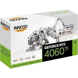 Carte Graphique Nvidia Inno3D GeForce RTX 4060 Ti Twin X2 OC White 8Go