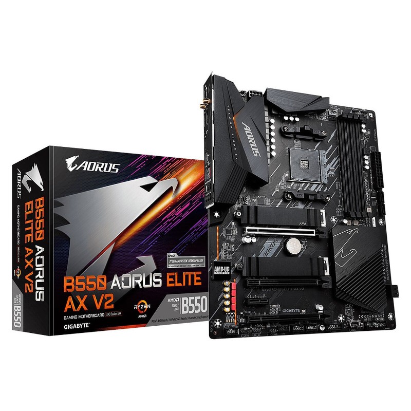 Carte Mère Gigabyte B550 Aorus Elite AX v2 (AM4)