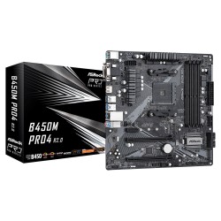 Carte Mère ASRock B450 Pro4 R2.0 (AM4)