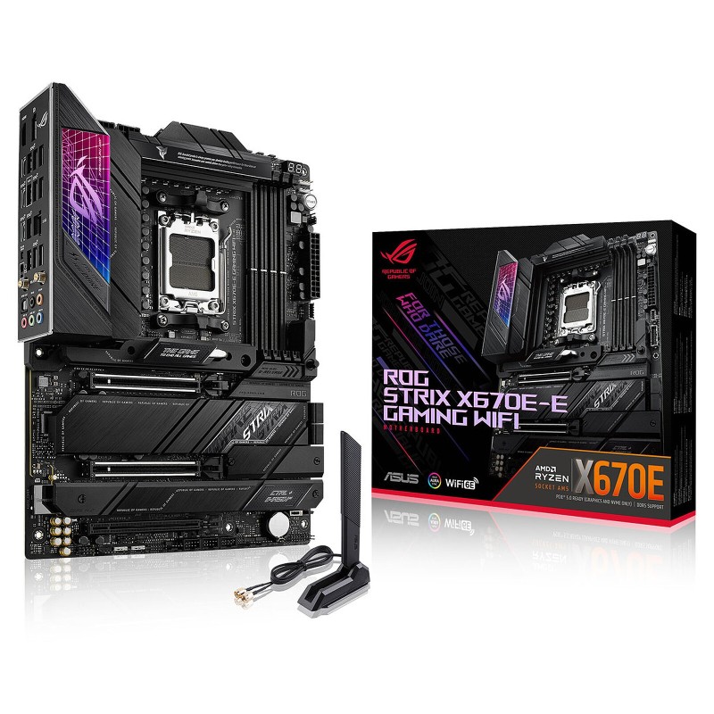 Carte Mère Asus Rog Strix X670E-E Gaming WiFi (AM5)