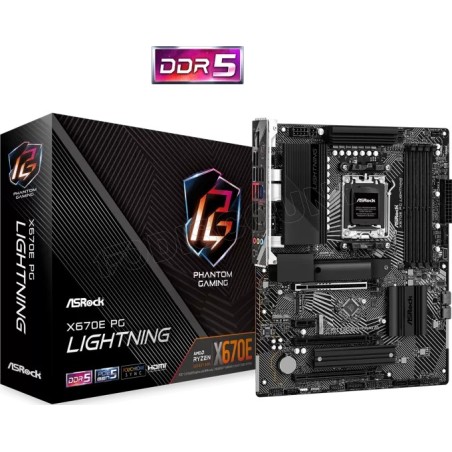 Carte Mère ASRock X670E Phantom Gaming Lightning (AM5)