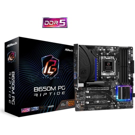 Carte Mère ASRock B650M PG Riptide (AM5) Micro ATX