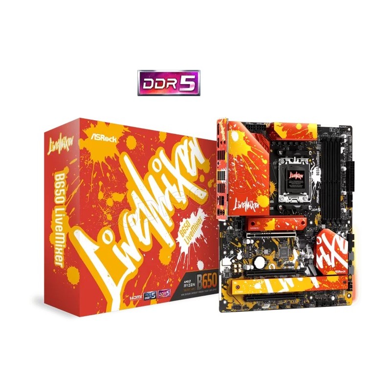 Carte Mère ASRock B650 LiveMixer (AM5)