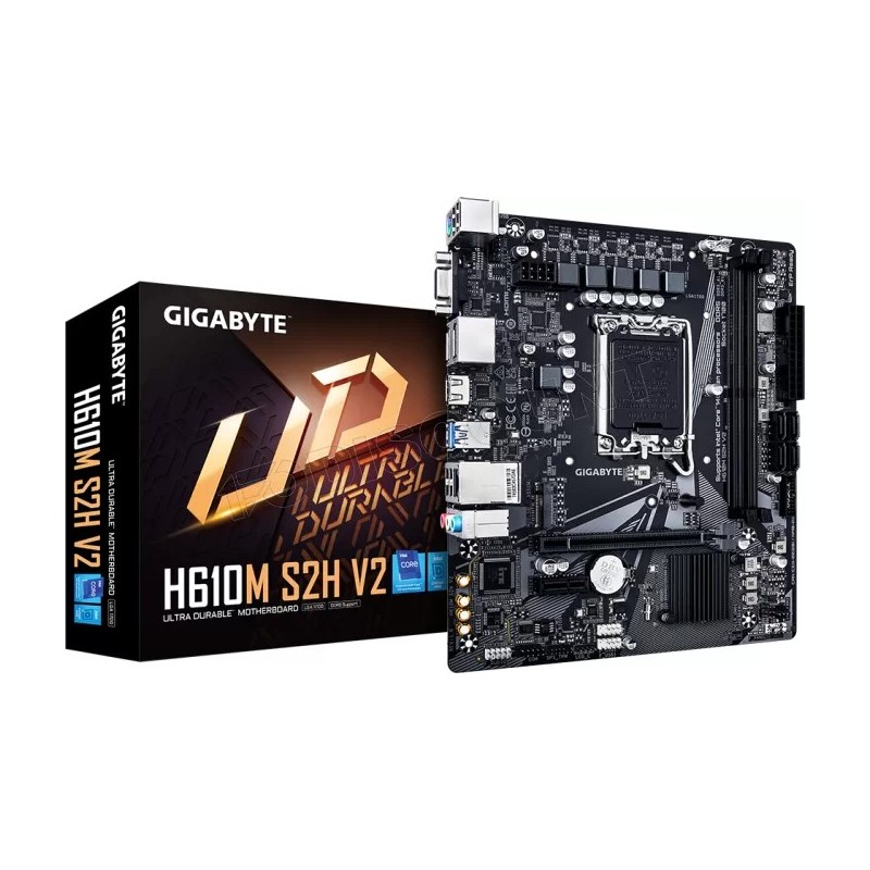 Carte Mère Gigabyte H610M S2H V2 DDR5 (Intel LGA 1700) Micro ATX