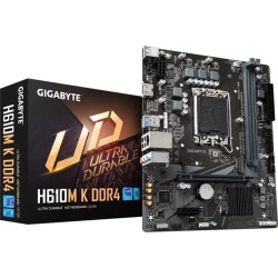 Carte Mère Gigabyte H610M K DDR4 (Intel LGA 1700) Micro ATX