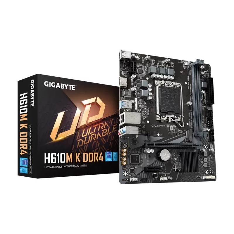 Carte Mère Gigabyte H610M K DDR4 (Intel LGA 1700) Micro ATX