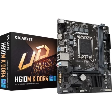 Carte Mère Gigabyte H610M K DDR4 (Intel LGA 1700) Micro ATX