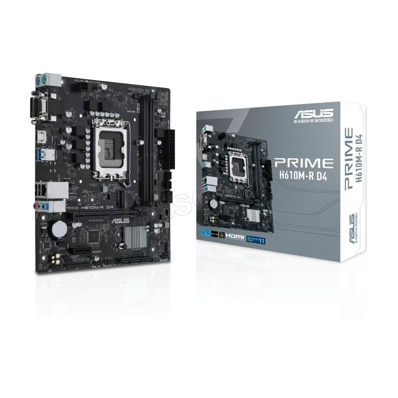 Carte Mère Asus Prime H610M-R DDR4 (Intel LGA 1700) Micro ATX (Bulk)