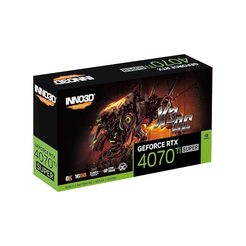 Carte Graphique Nvidia Inno3D GeForce RTX 4070 Ti Super X3 OC 16Go