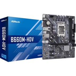 Carte Mère ASRock B660M-HDV (Intel LGA 1700) Micro ATX