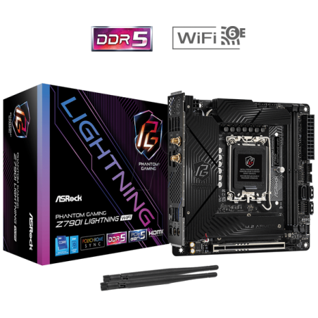 Carte Mère ASRock Z790I Phantom Gaming Lightning WiFi DDR5 (Intel LGA 1700) Mini ITX