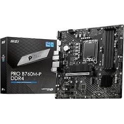 Carte Mère MSI Pro B760M-P DDR4 (Intel LGA 1700) Micro ATX