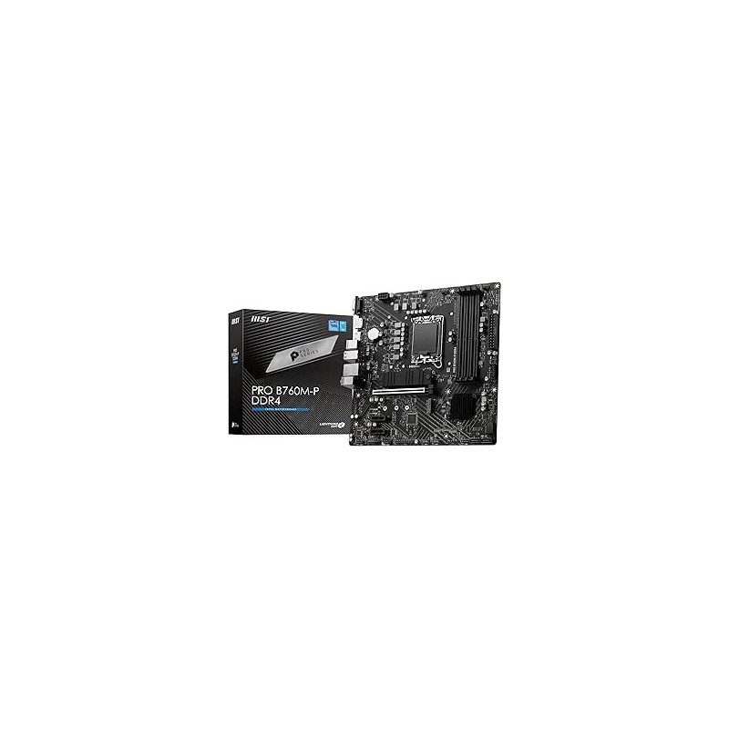 Carte Mère MSI Pro B760M-P DDR4 (Intel LGA 1700) Micro ATX