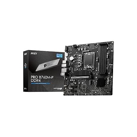 Carte Mère MSI Pro B760M-P DDR4 (Intel LGA 1700) Micro ATX