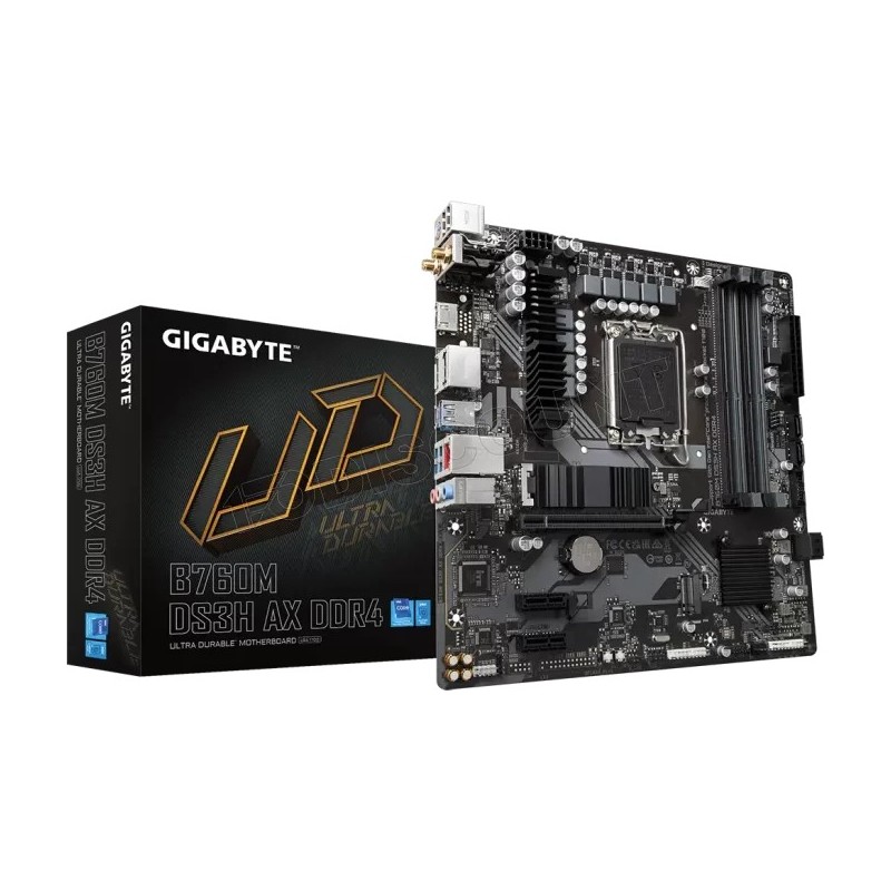 Carte Mère Gigabyte B760M DS3H AX DDR4 (Intel LGA 1700) Micro ATX