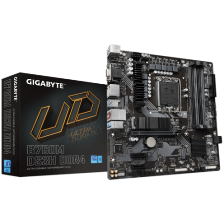 Carte Mère Gigabyte B760M DS3H DDR4 (Intel LGA 1700) Micro ATX