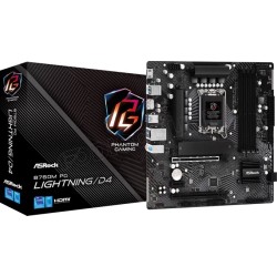 Carte Mère ASRock B760M PG Lightning DDR4 (Intel LGA 1700) Micro ATX