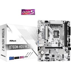 Carte Mère ASRock B760M-HDV/M.2 DDR5 (Intel LGA 1700) Micro ATX