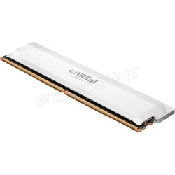 Kit Barrettes mémoire 32Go (2x16Go) DIMM DDR5 Crucial Pro Overclocking 6400MHz (Blanc)